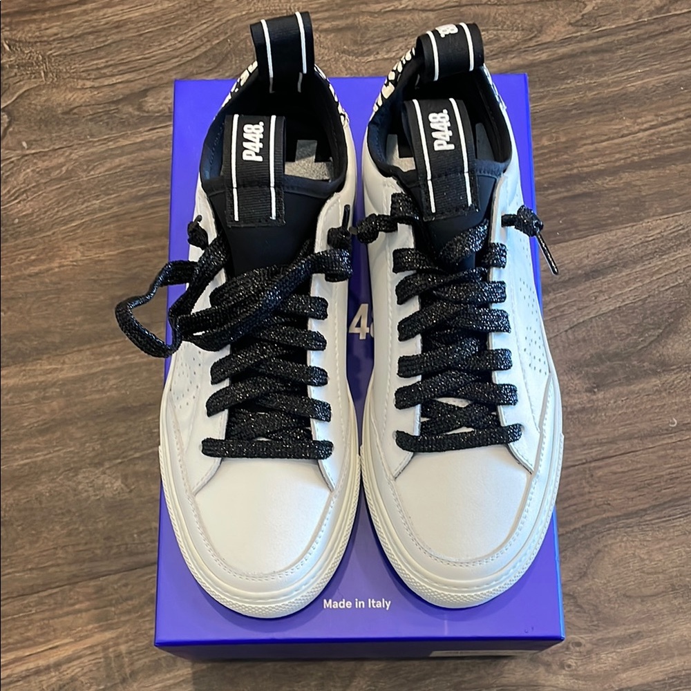 NWT P448 Women’s Sohosock White Sneakers